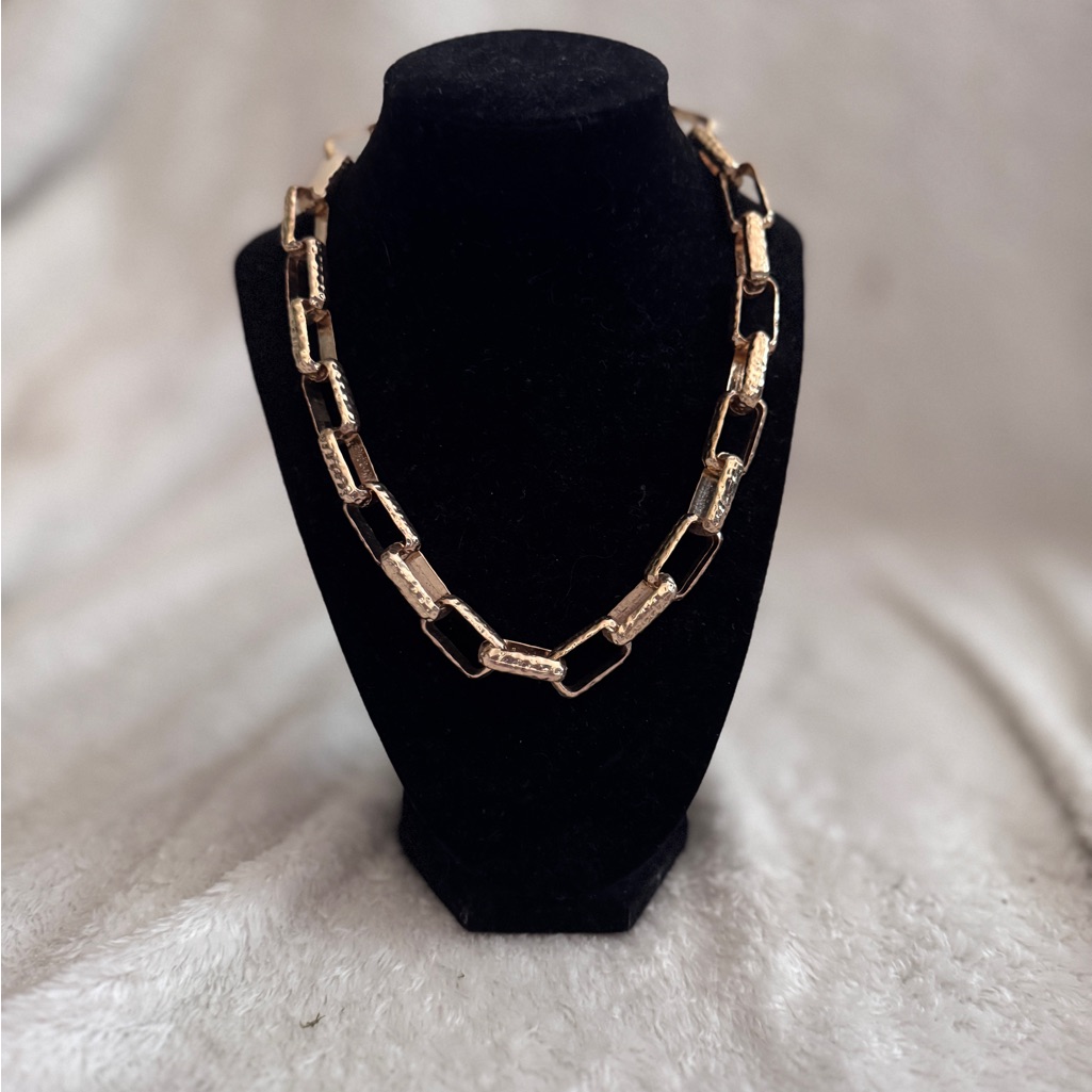Ann Taylor Factory Gold Statement Necklace